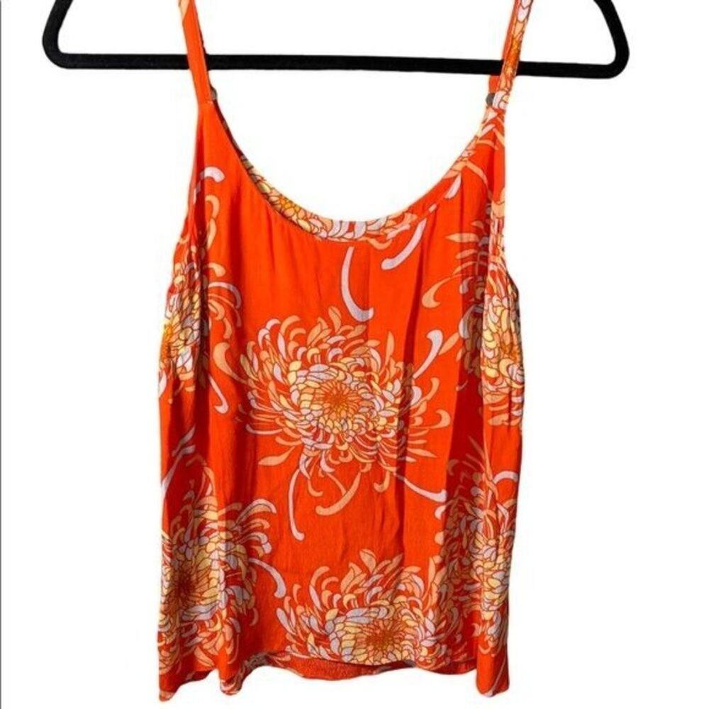 CAbi‎ Floral Lovemy Daily Mum Orange Floral Sleeveless Cami Size XS - Picture 2 of 4